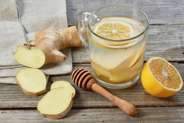 Zitronen-Ingwer-Saft ist ein gesundes Getränk für Männer